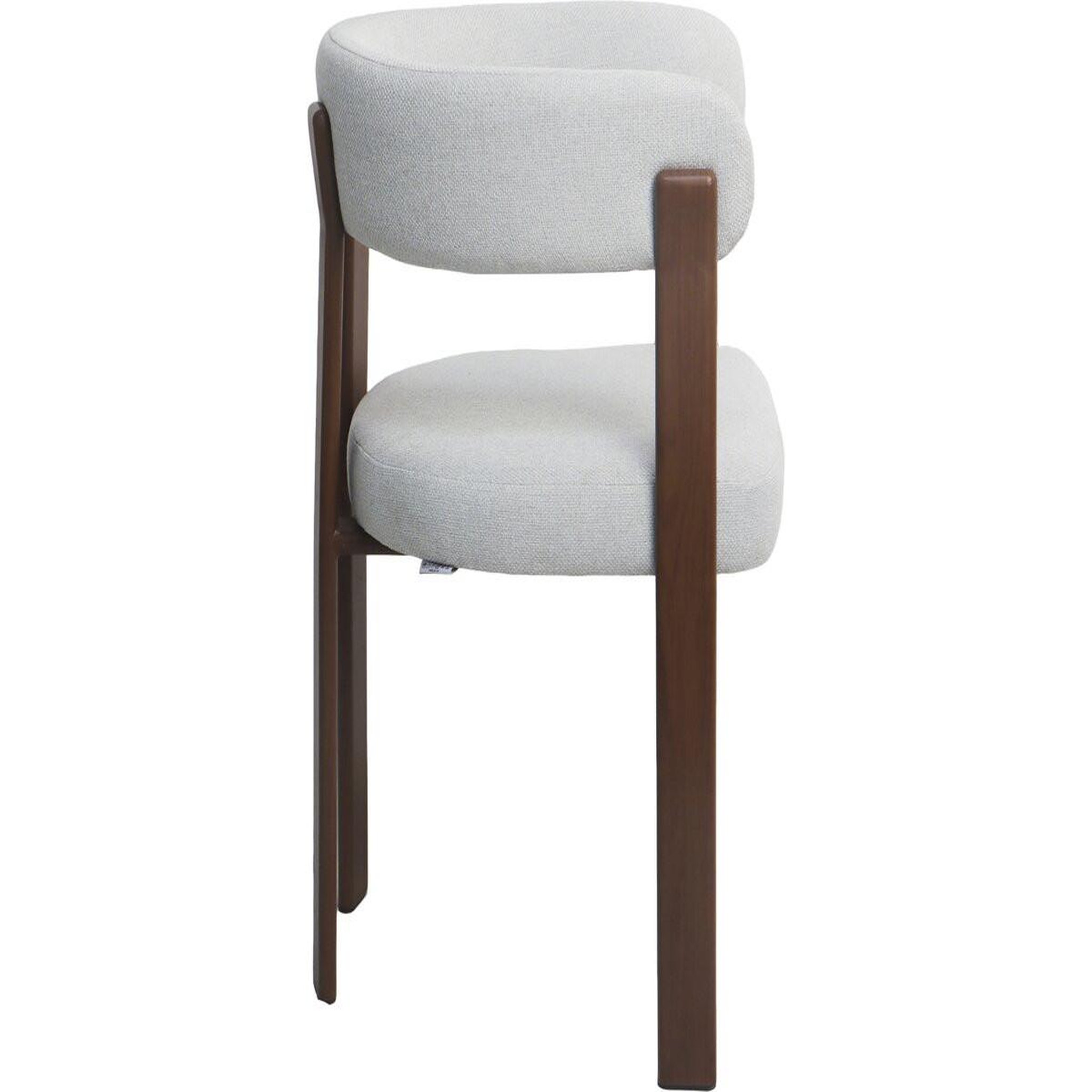 Voir la diapositive 5 : Habitat et Jardin Lot de 2 chaises de salle à manger avec accoudoirs  opale  - gris clair