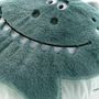 Voir la diapositive 3 : Paris Prix Coussin Déco Rond Enfant  Dina  40cm Vert
