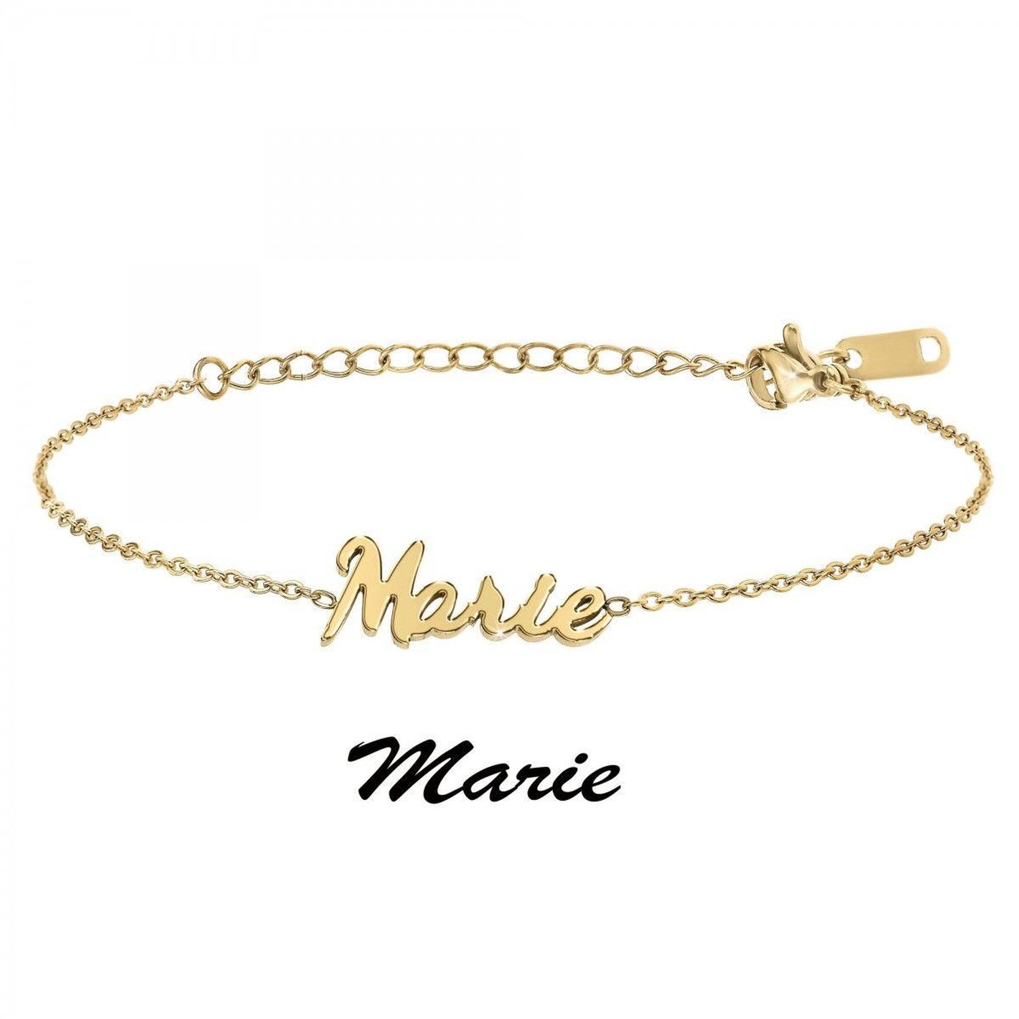 Voir la diapositive 3 : SC CRYSTAL Marie - Bracelet prénom