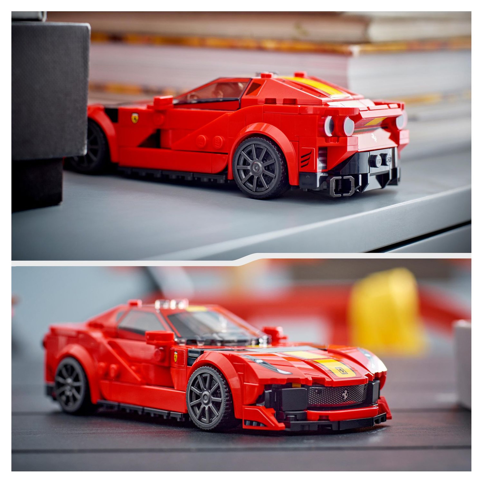 Voir la diapositive 6 : LEGO Speed Champions 76914 - Ferrari 812 Competizione, Kit de Maquette de Voiture de Sport, Série 2023, Set de Véhicule à Collectionner