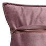 Voir la diapositive 3 : ATMOSPHERA Coussin Déco Uni  Lilou  55x55cm Parme