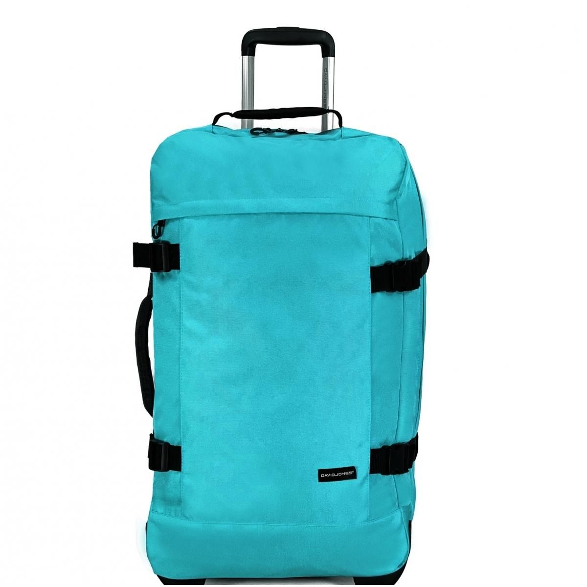 David Jones Sac de voyage à roulettes 74L double compartiment 70cm