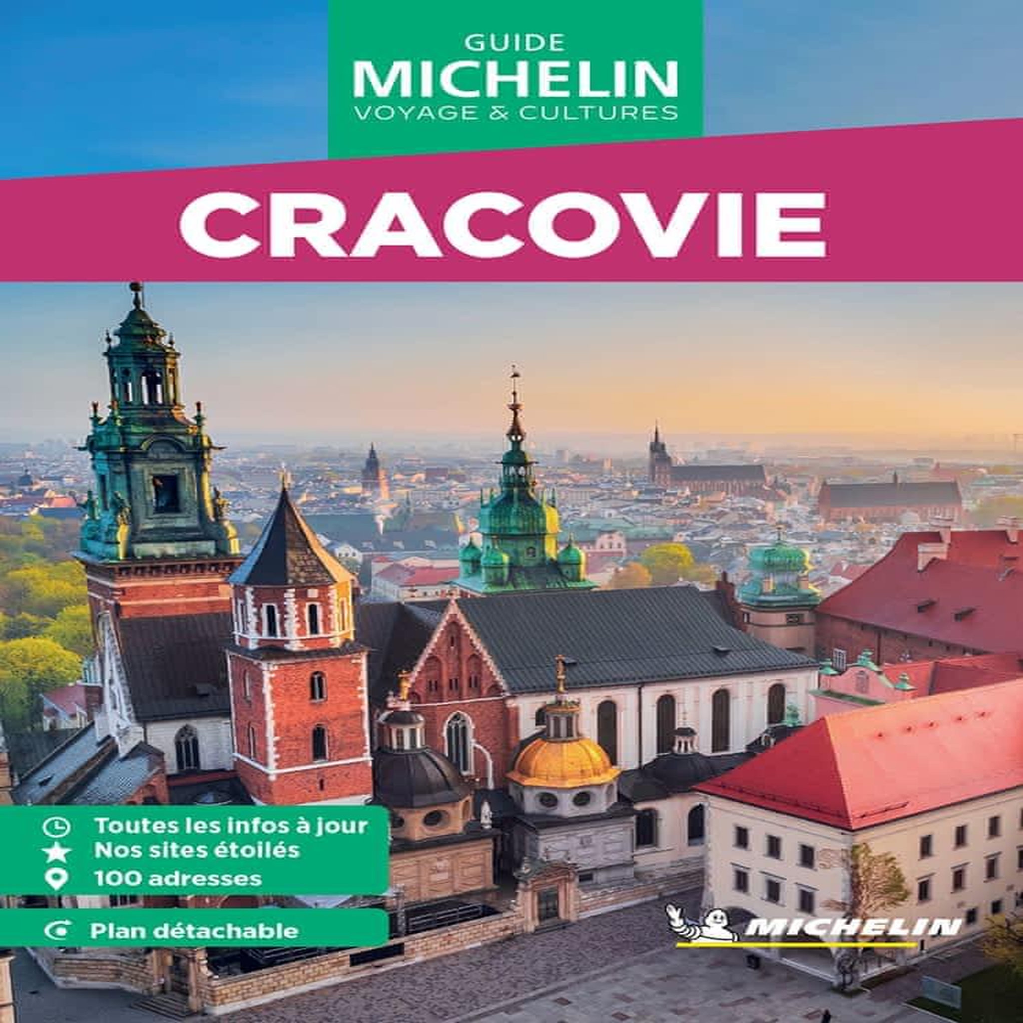 CRACOVIE. EDITION 2024. AVEC 1 PLAN DETACHABLE, Michelin