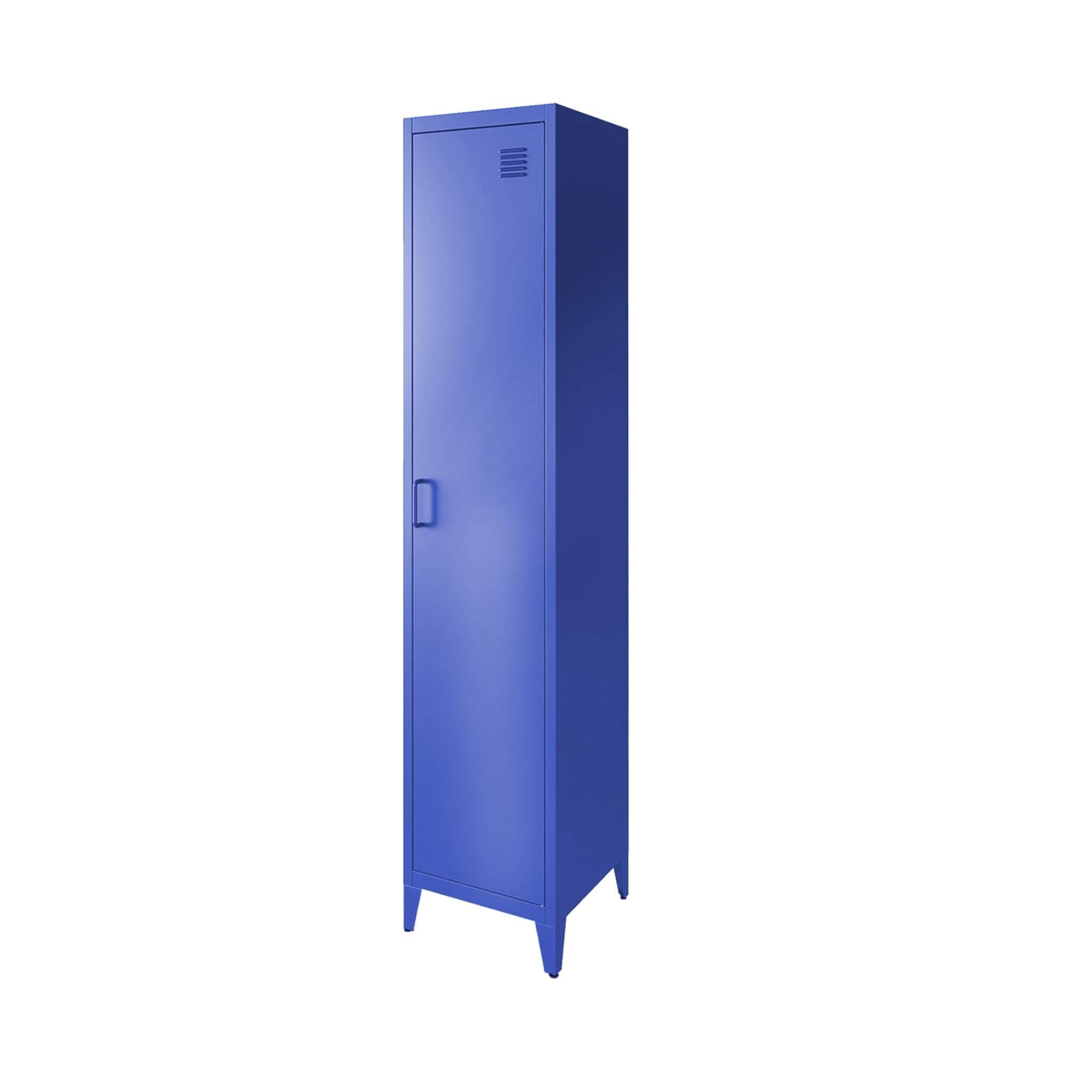 Voir la diapositive 1 : SWEEEK Armoire chambre industrielle métal, 4 espaces de rangement