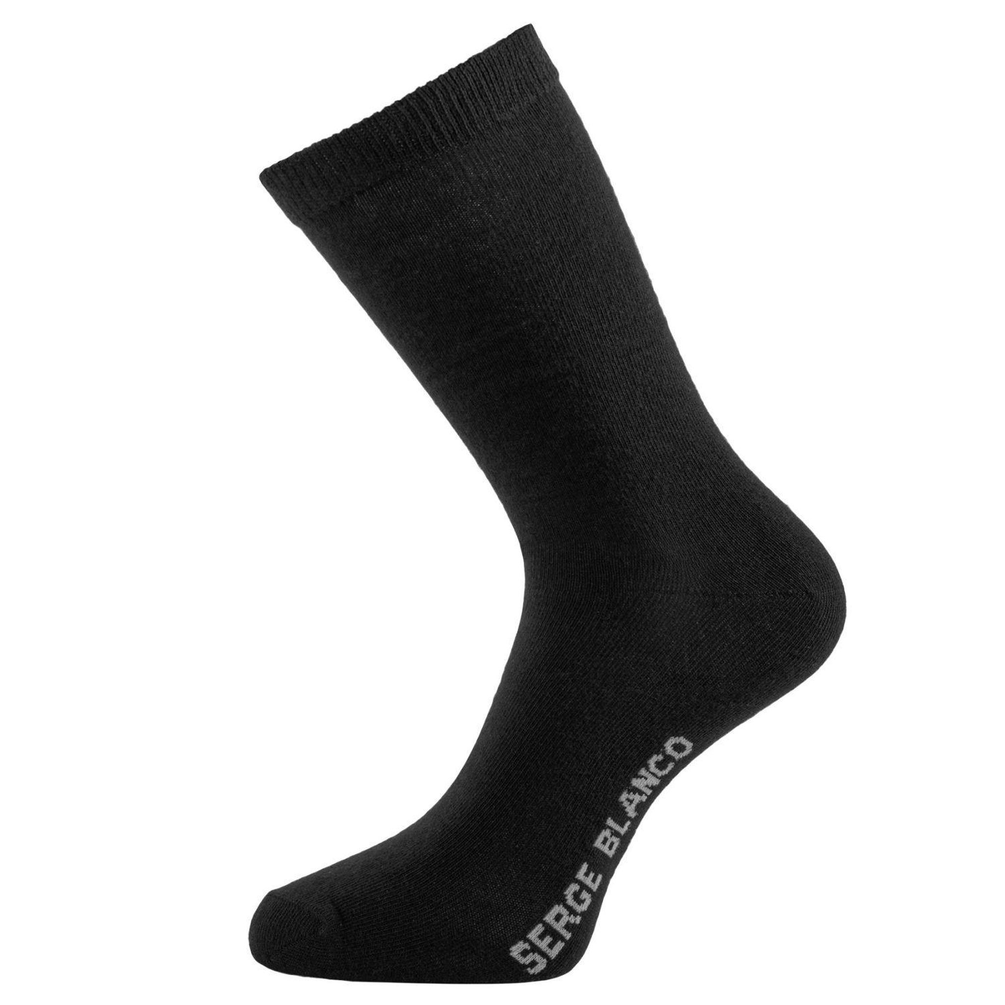 Voir la diapositive 3 : SERGE BLANCO Lot de 10 paires de chaussettes de ville serge blanco