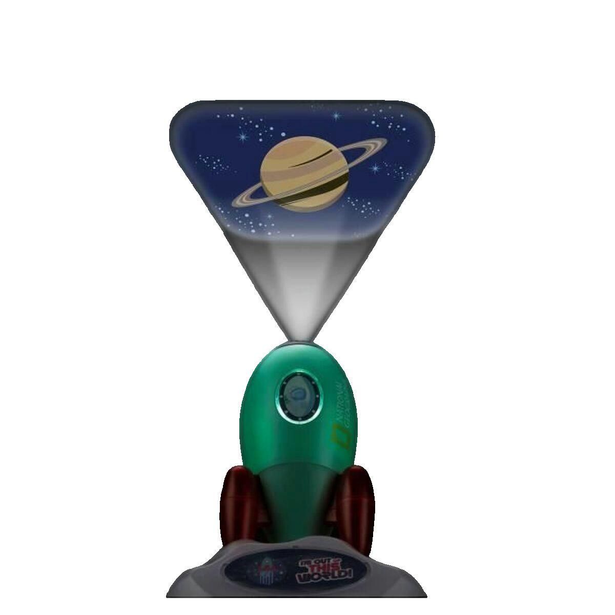 Bresser Veilleuse Fusée Spatiale Bresser vert et blanc