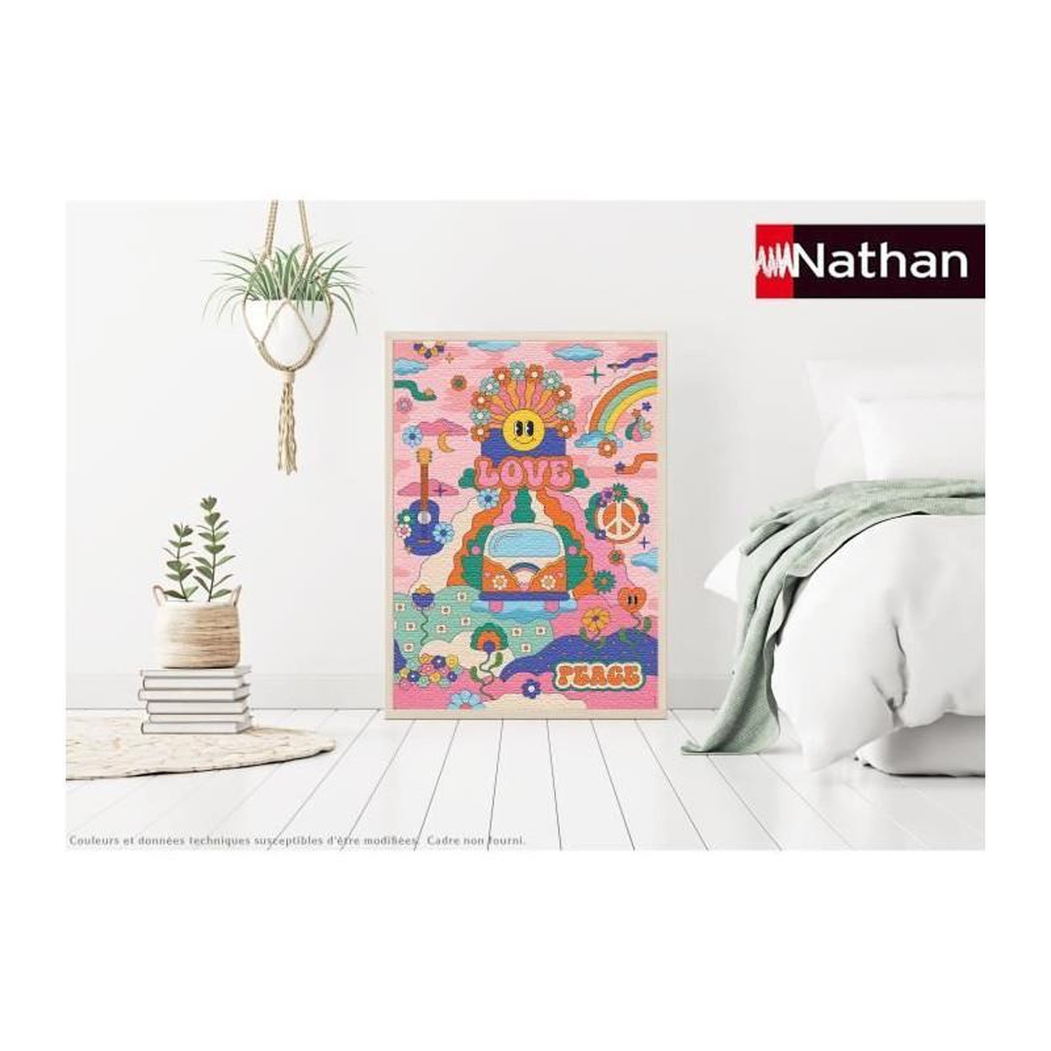 Voir la diapositive 3 : Nathan Nathan - Puzzle 1000P - Hippie Cha Cha Pop