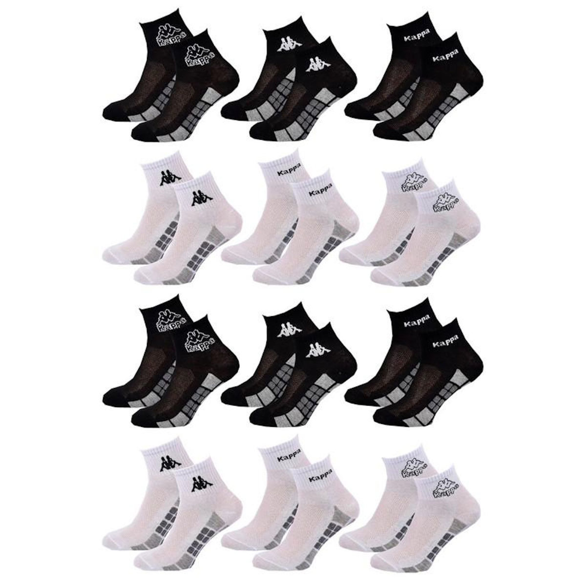 KAPPA Chaussettes Enfant QUARTER KAPPA Lot de 12