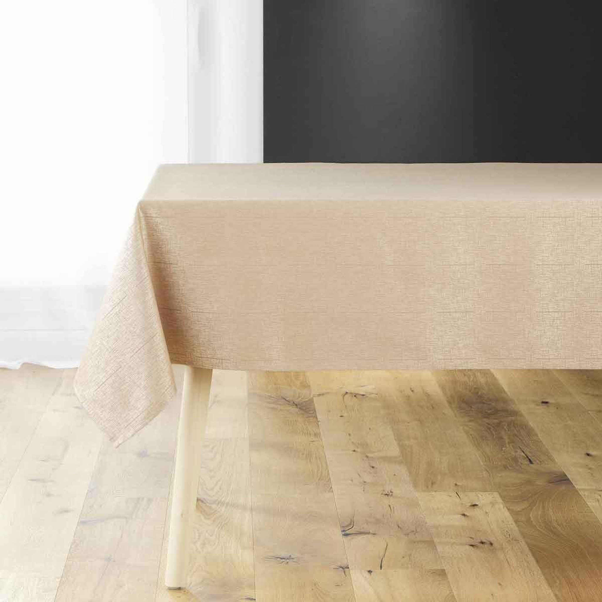 Douceur d'Intérieur Nappe jacquard déco  debbie  140x240cm or