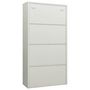 Voir la diapositive 4 : VIDAXL Armoire a casiers Gris clair 90x40x180 cm Acier