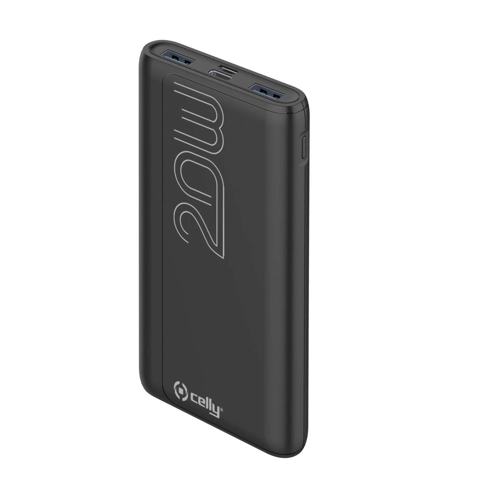 Voir la diapositive 2 : CELLY Celly PBPD10000EVOBK banque d'alimentation électrique 10000 mAh Noir