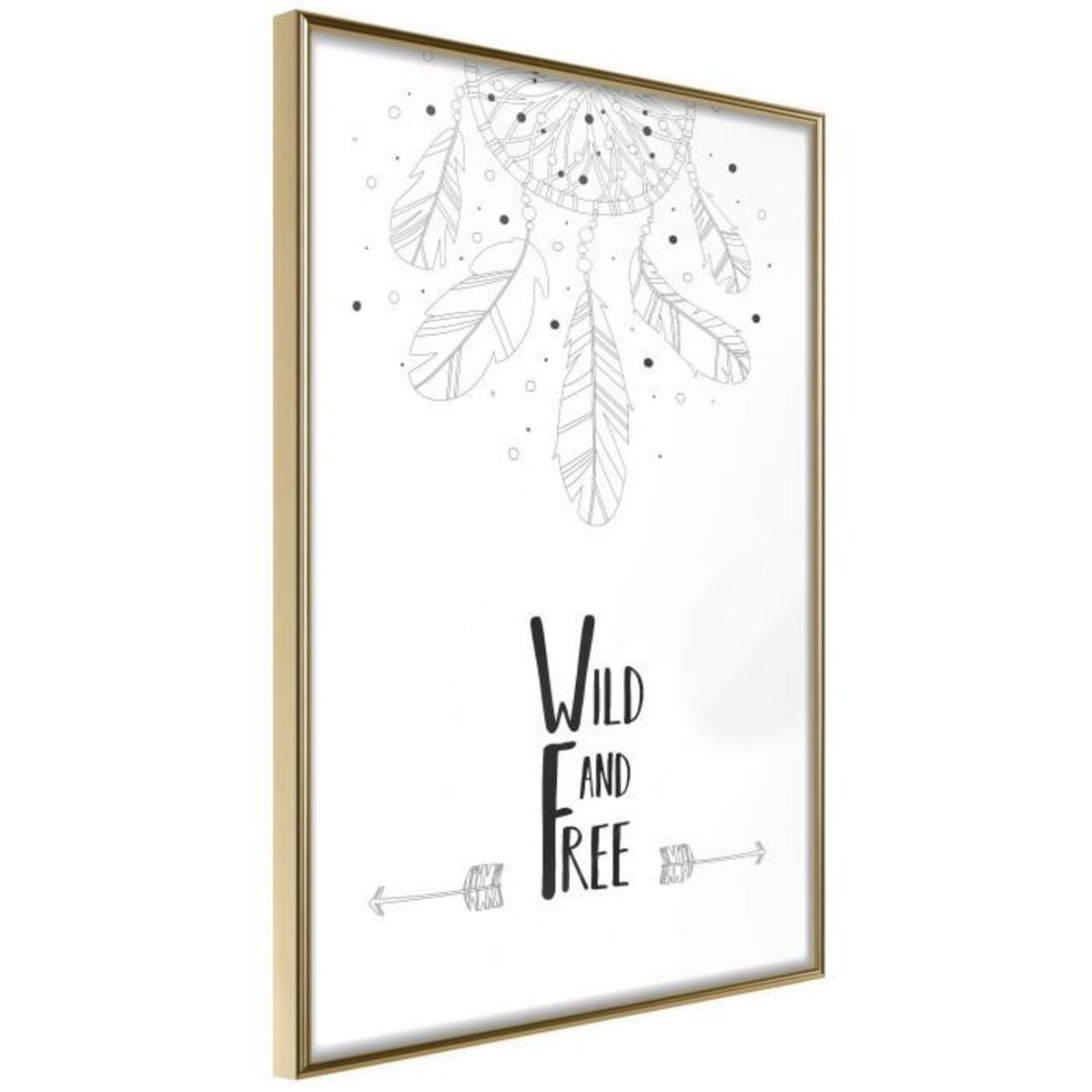 Paris Prix Affiche Murale Encadrée  Free Spirit