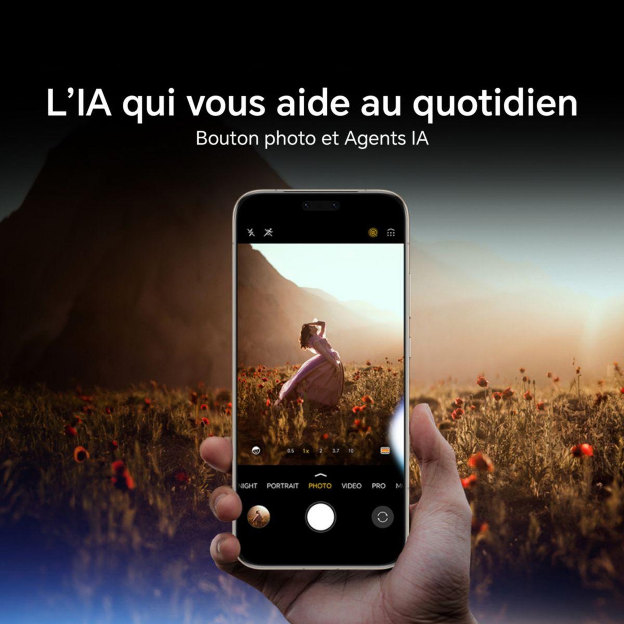 Voir la diapositive 3 : HONOR Smartphone magic8 pro noir 512go 5g