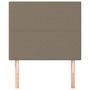 Voir la diapositive 3 : VIDAXL Tetes de lit 2 pcs Taupe 100x5x78/88 cm Tissu