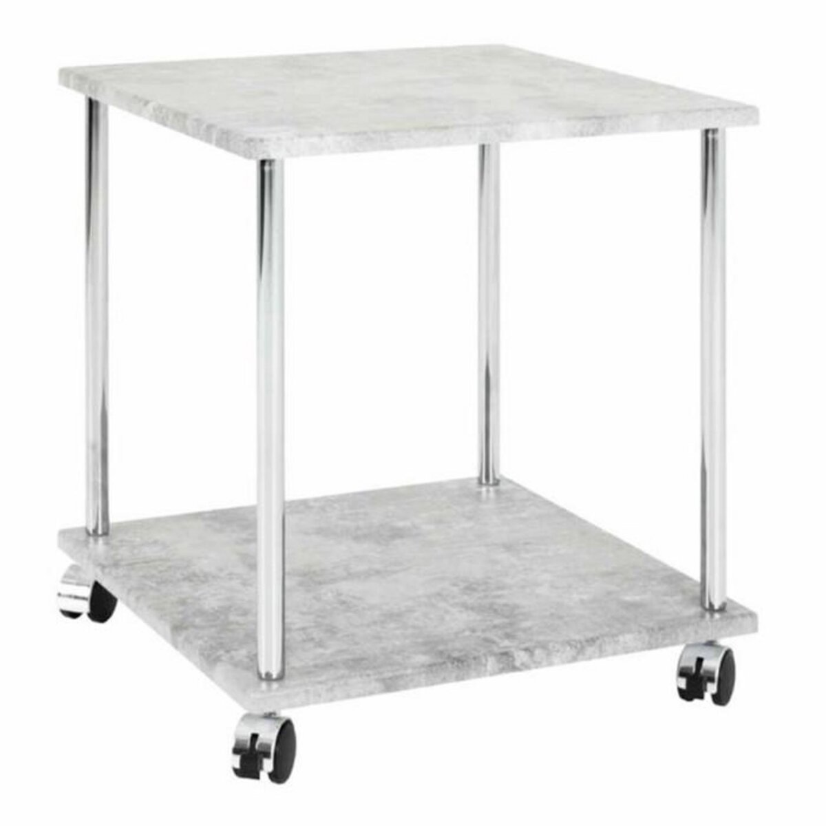 Paris Prix Table d'Appoint Desserte  Miguel  45cm Gris