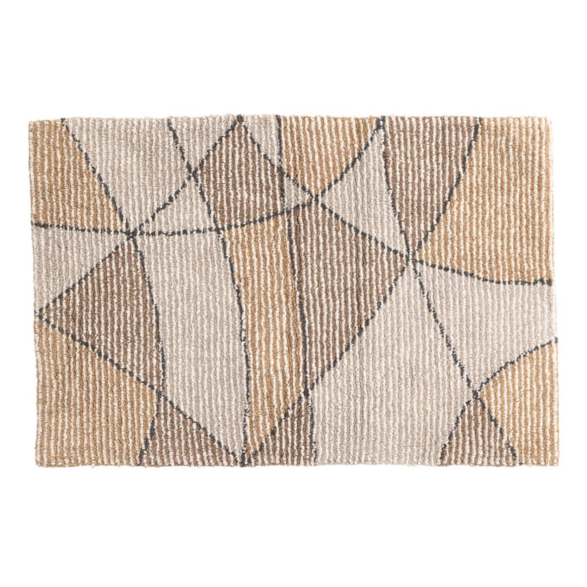 Paris Prix Tapis de salle de bain  loui  60x90cm multicolore
