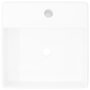 Voir la diapositive 3 : VIDAXL Luxueuse vasque ceramique carree avec trop plein 41 x 41 cm
