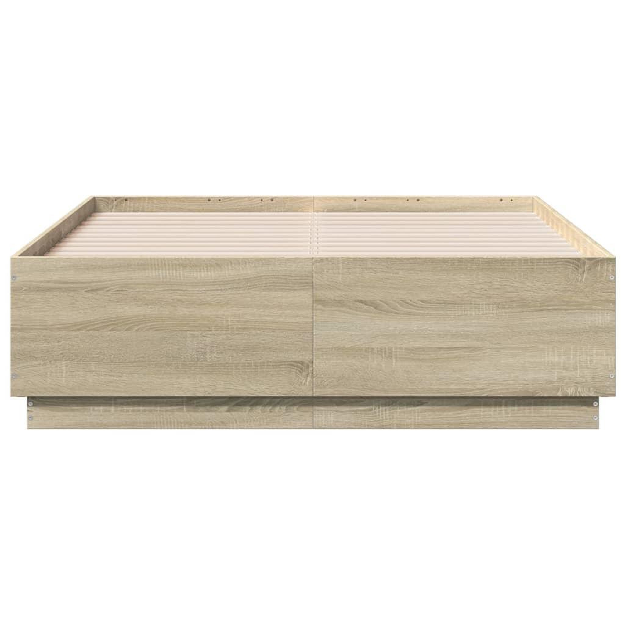 Voir la diapositive 4 : VIDAXL Cadre de lit sans matelas chene sonoma 120x190 cm