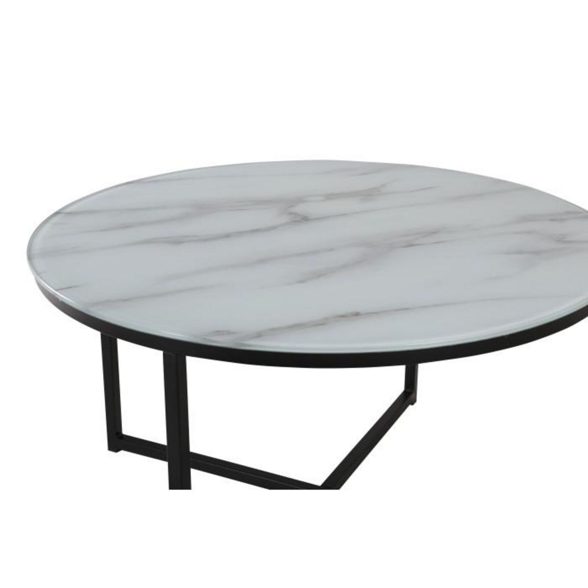 Paris Prix Table Basse Design  Rock  80cm Blanc