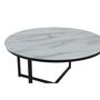 Voir la diapositive 3 : Paris Prix Table Basse Design  Rock  80cm Blanc