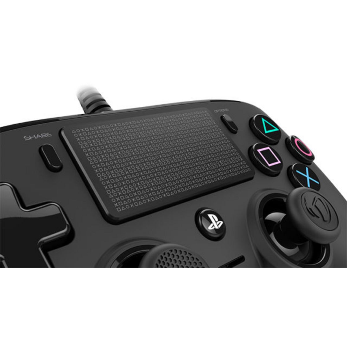 NACON Manette Nacon filaire compacte Noire PS4