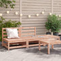 Voir la diapositive 1 : VIDAXL Canape jardin sans accoudoirs repose-pieds bois massif douglas
