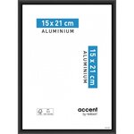 CENTRALE BRICO Cadre Accent, l.15 x H.20 cm, aluminium noir