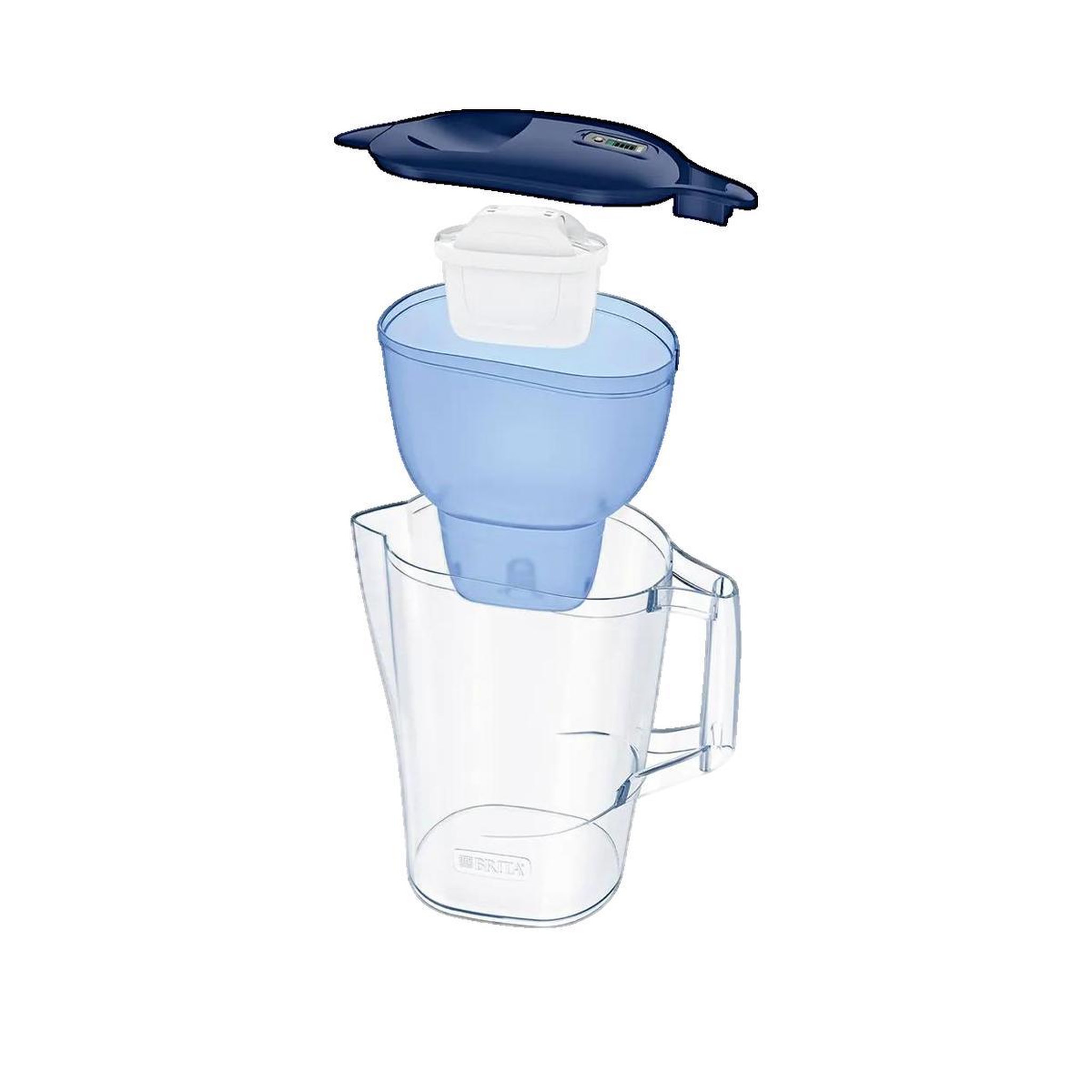 Voir la diapositive 2 : Brita Carafe filtrante Brita Aluna blanc 2,4 L