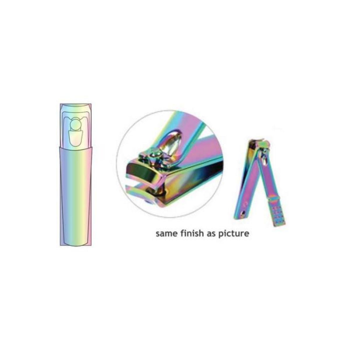 Paris Prix Coffret Cosmétique 4 Accessoires  Magique  18cm Transparent