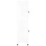 Voir la diapositive 4 : VIDAXL Armoire a casiers Blanc 38x45x180 cm Acier