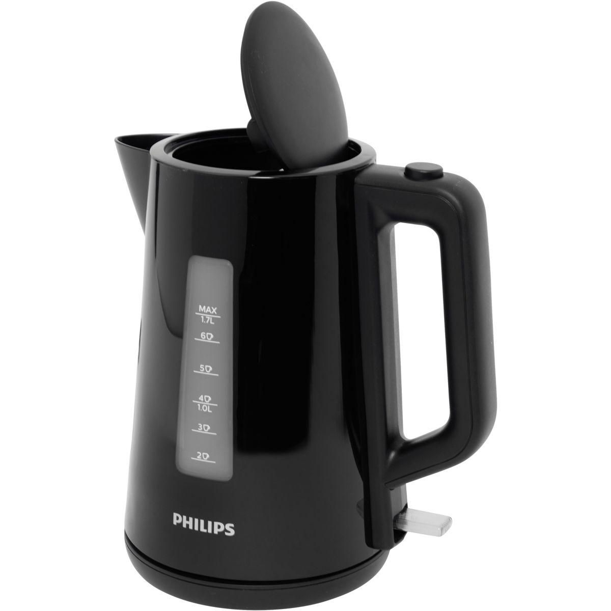 Philips Bouilloire HD9318/20 Bouilloire électrique noire Daily 1.7L, 2200W