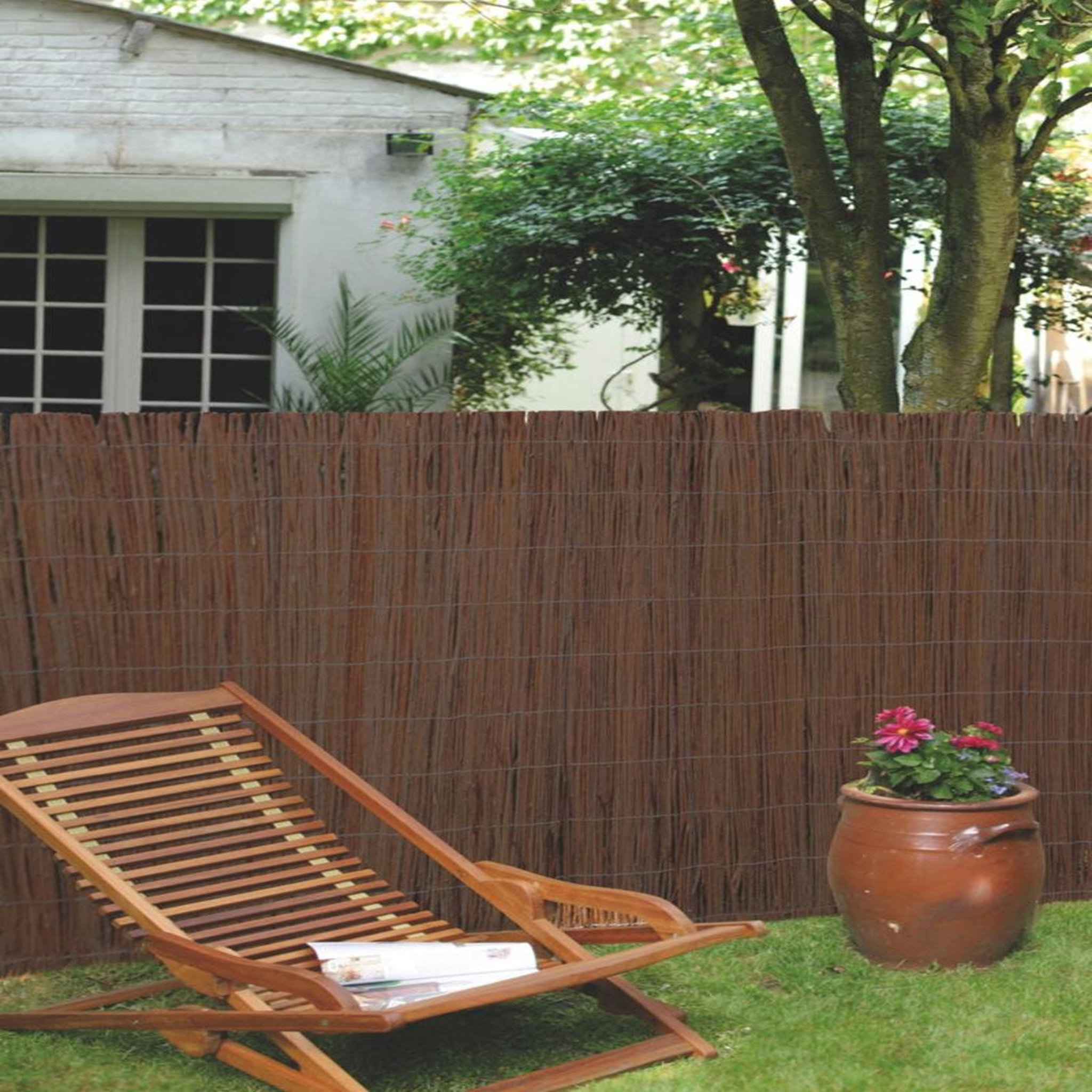 Habitat et Jardin Clôture d'osier -   Vimet   - 1.50 x 3.00 m - Marron