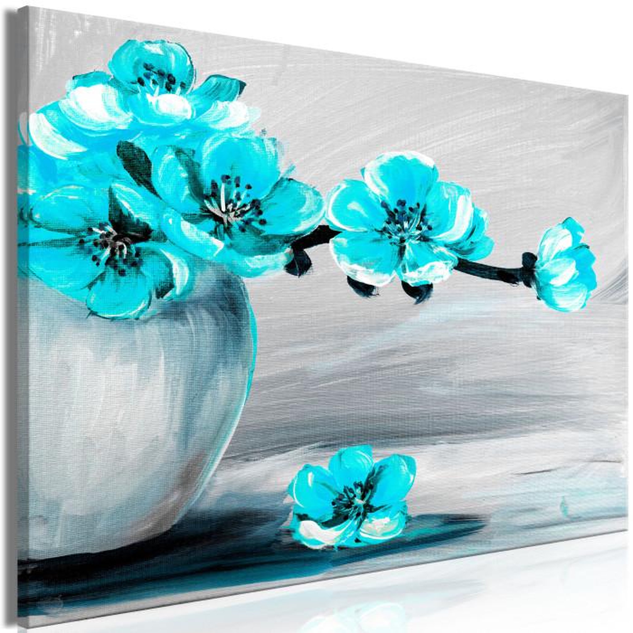 Paris Prix Tableau Imprimé  Lightness of Light Wide Blue. Coloris disponibles : Multicolore