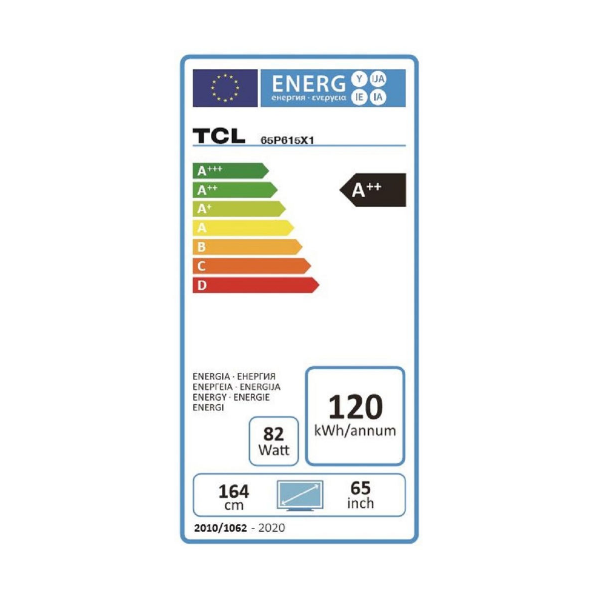TCL TV LED 65P615 Android TV