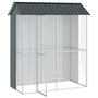 Voir la diapositive 4 : VIDAXL Aviary pour oiseaux Anthracite 215x110x247 cm Acier