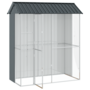 Voir la diapositive 4 : VIDAXL Aviary pour oiseaux Anthracite 215x110x247 cm Acier