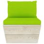 Voir la diapositive 5 : VIDAXL Salon de jardin palette 9 pcs avec coussins bois d'epicea