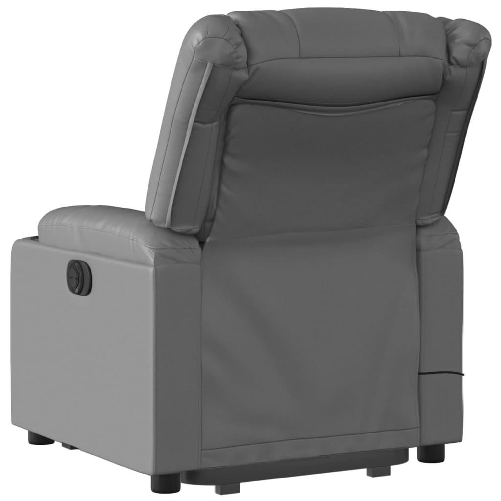 Voir la diapositive 5 : VIDAXL Fauteuil inclinable de massage Gris Similicuir
