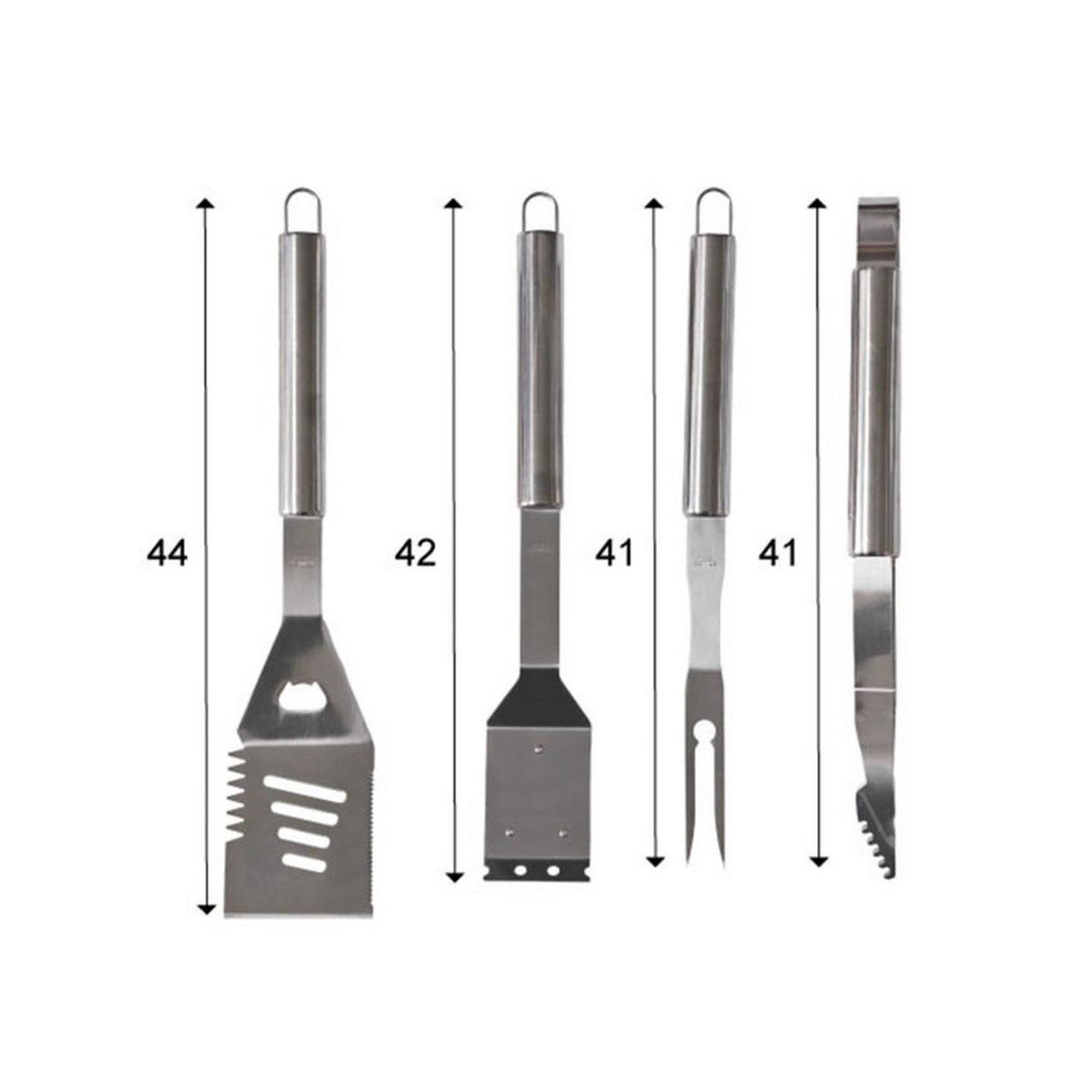 Voir la diapositive 2 : LITTLE BALANCE Valisette 4 accessoires barbecue - 3081