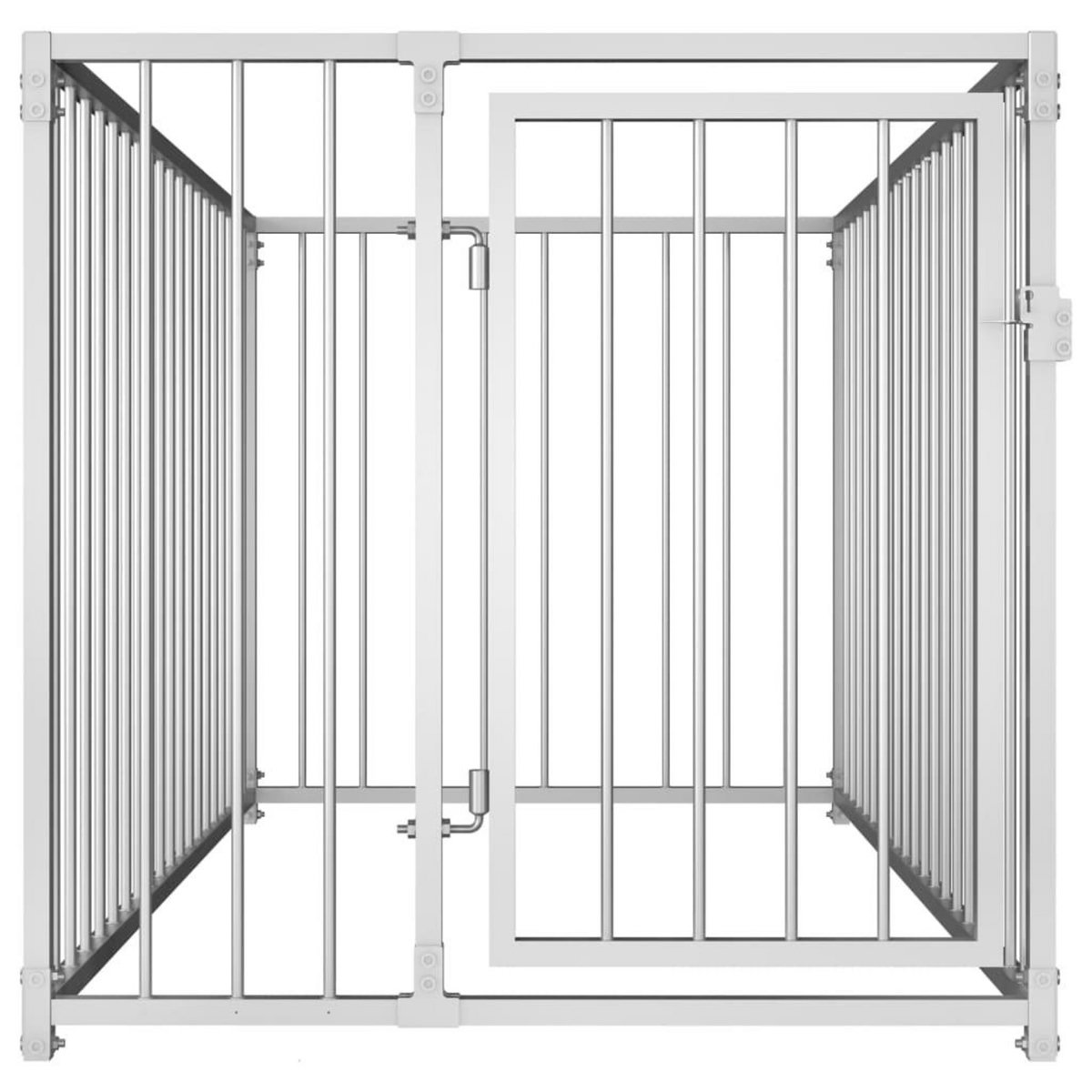 VIDAXL Chenil d'exterieur pour chiens 100 x 200 x 100 cm