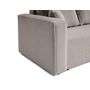 Voir la diapositive 6 : BEST MOBILIER Topaze - canapé 3 places - convertible avec coffre - en tissu bouclette