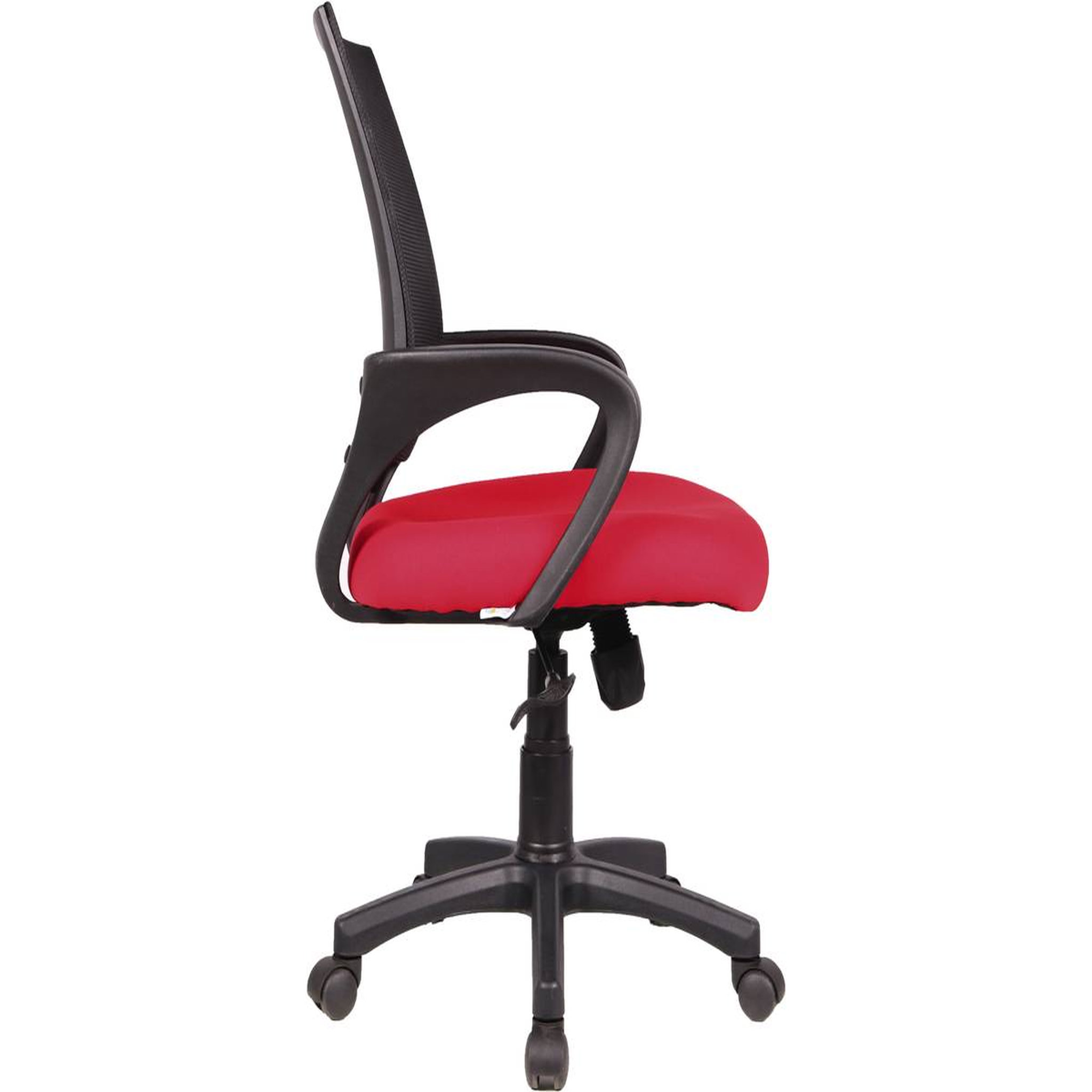 Voir la diapositive 3 : Habitat et Jardin Fauteuil de bureau à roulettes  Dana  - Noir/Rouge
