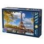 DToys Puzzle 1000 pièces : Tour Eiffel