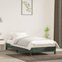 Voir la diapositive 1 : VIDAXL Cadre de lit sans matelas vert fonce 90x200 cm velours