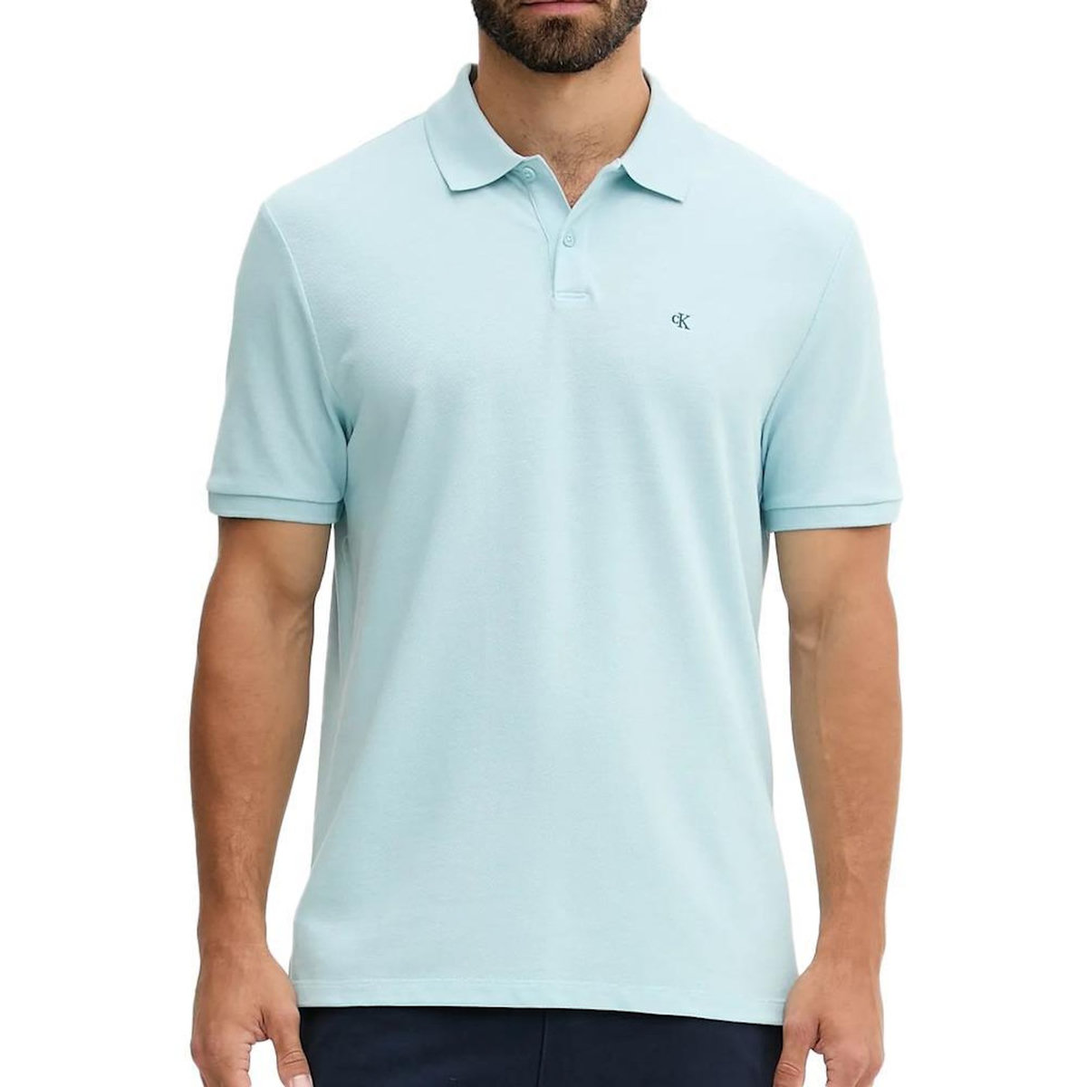 CALVIN KLEIN JEANS Polo  Clair Homme Calvin Klein Jeans Ss Monogram Pique