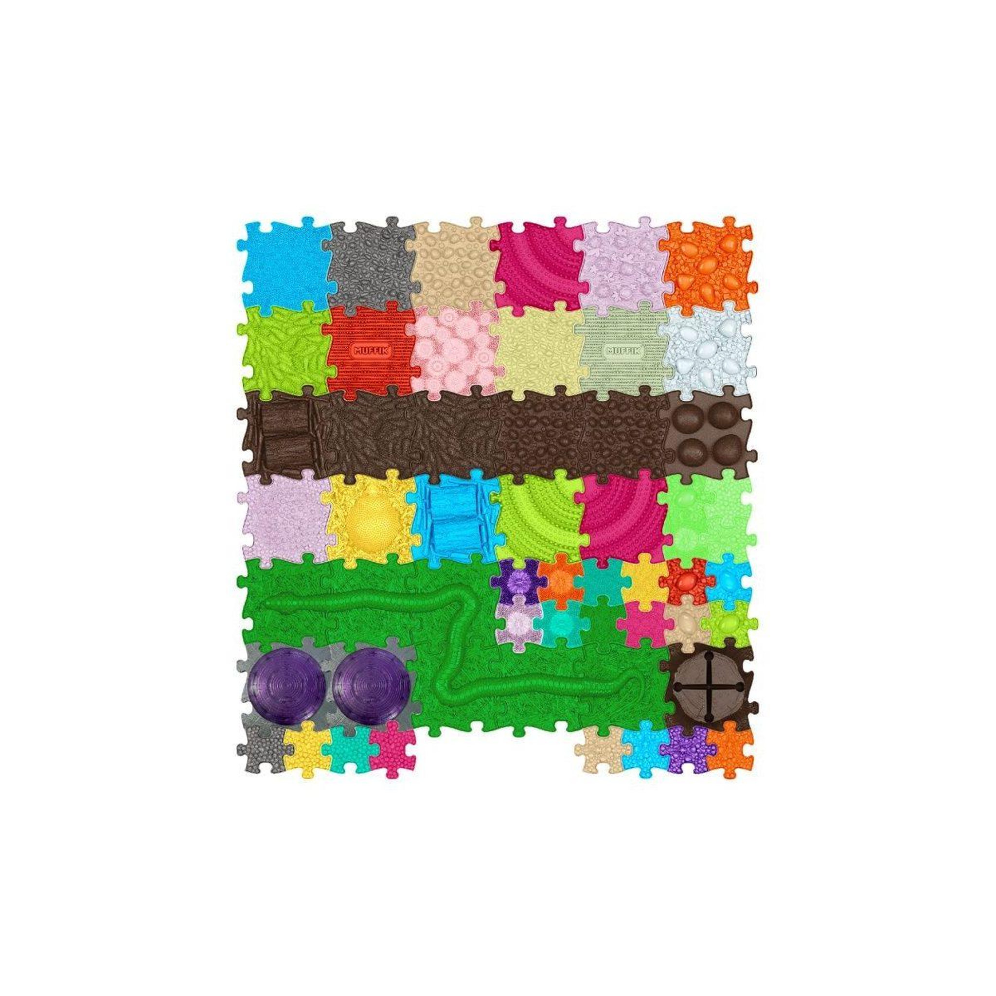 MUFFIK Tapis sensoriel  ensemble diamond - 49 pièces