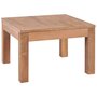 VIDAXL Table basse Bois de teck et finition naturelle 60 x 60 x 40 cm
