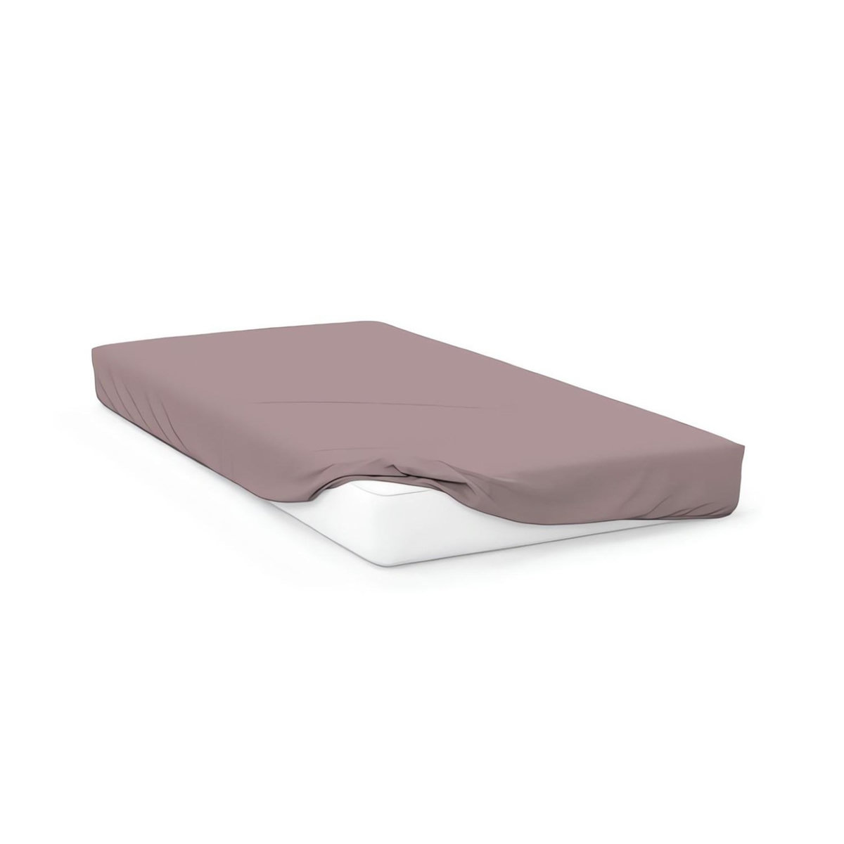 SOLEIL D'OCRE Drap housse en coton 57 fils UNI, par Soleil d'ocre