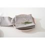 Voir la diapositive 2 : ATMOSPHERA Ensemble de 4 serviettes de table CHAMBRAY