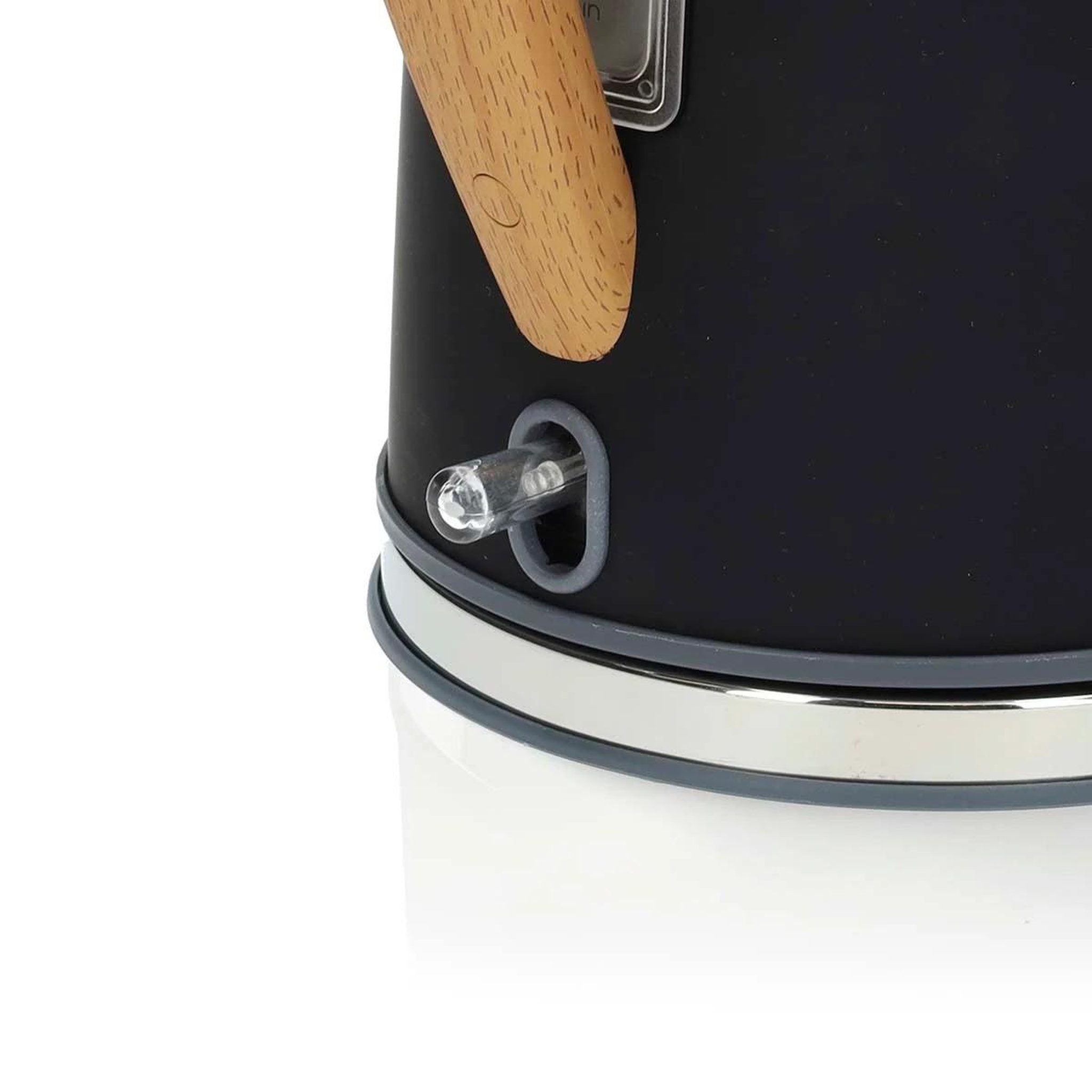 Voir la diapositive 4 : GASTRONOMA Bouilloire Électrique Vintage Noire 1,7L 2200 W Noire Poignée Effet Bois Socle 360 Degrés Strix Gastronoma